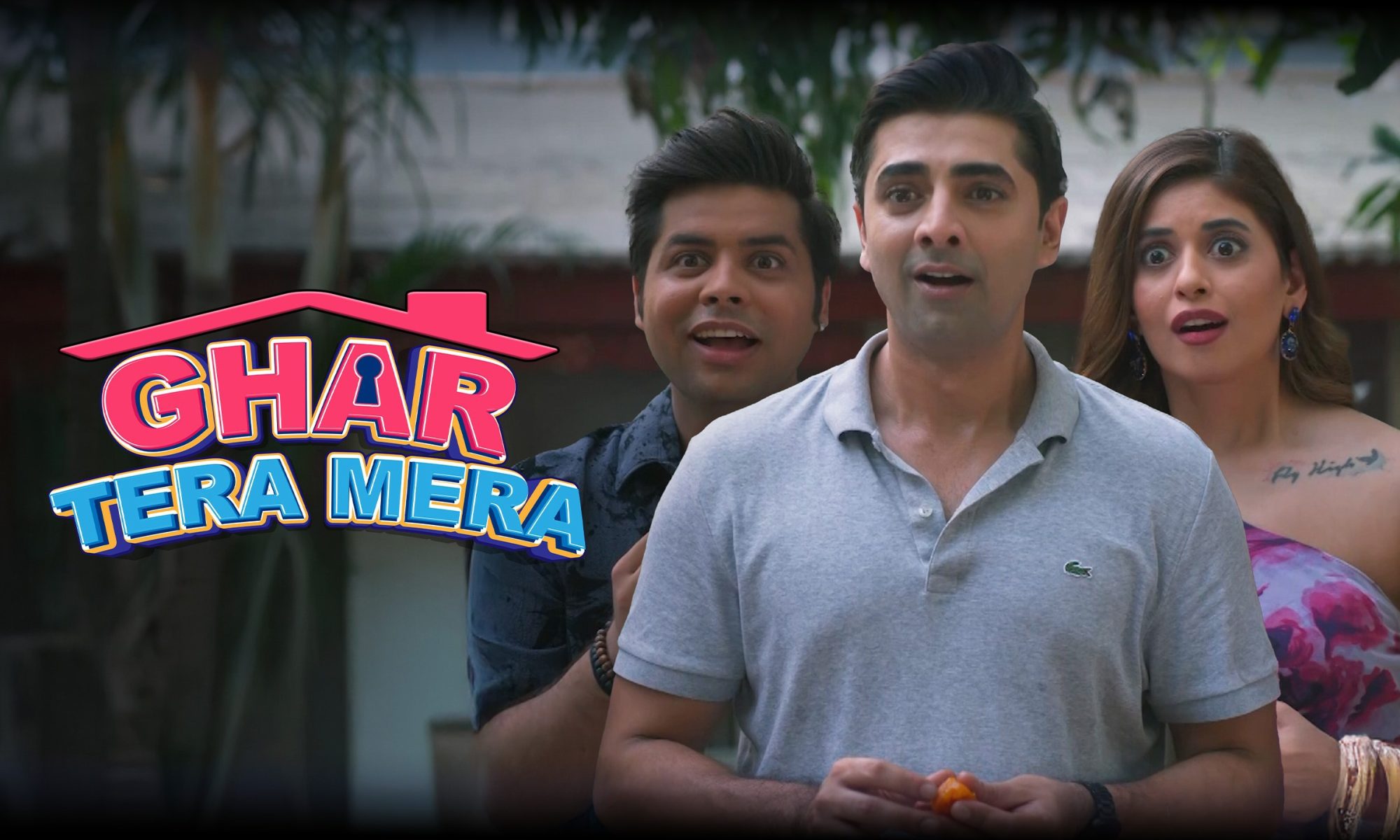 Shehzad Shaikh as Rishabh and Karishma Sawant as Rina in Ghar Tera Mera Episode 3 haunted villa drama on Kutingg